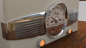 3D Vintage Turntable
