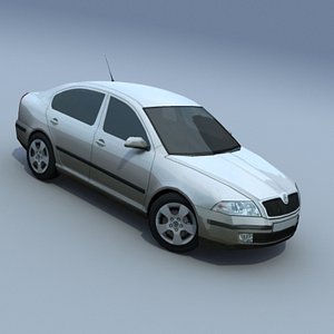 skoda octavia auto 3d model