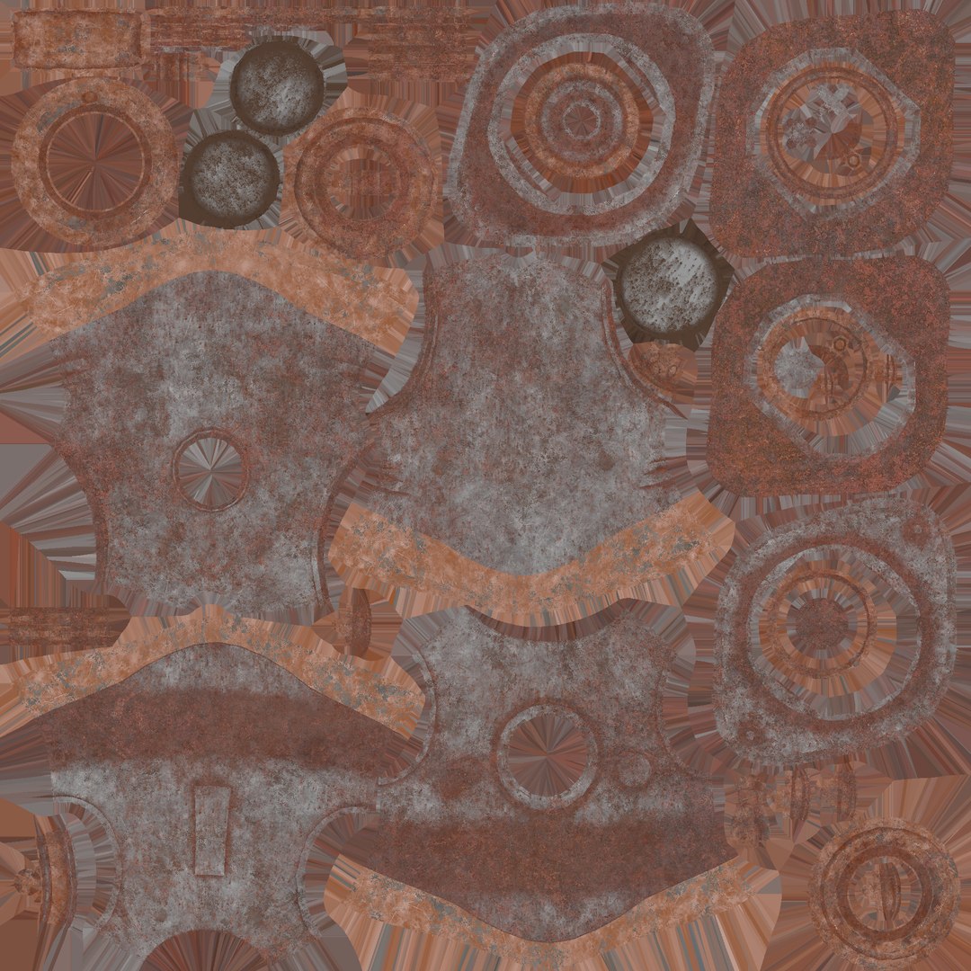 3D Diving Helmet 03 - -Destroyed Rust - Character Design Fashion ...