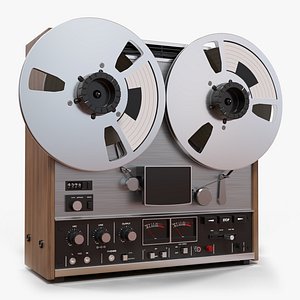 tape recorder 3D model