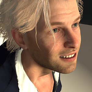 3D model realistic johnnyhero cw