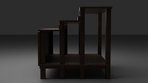 Wooden Stand 3D model