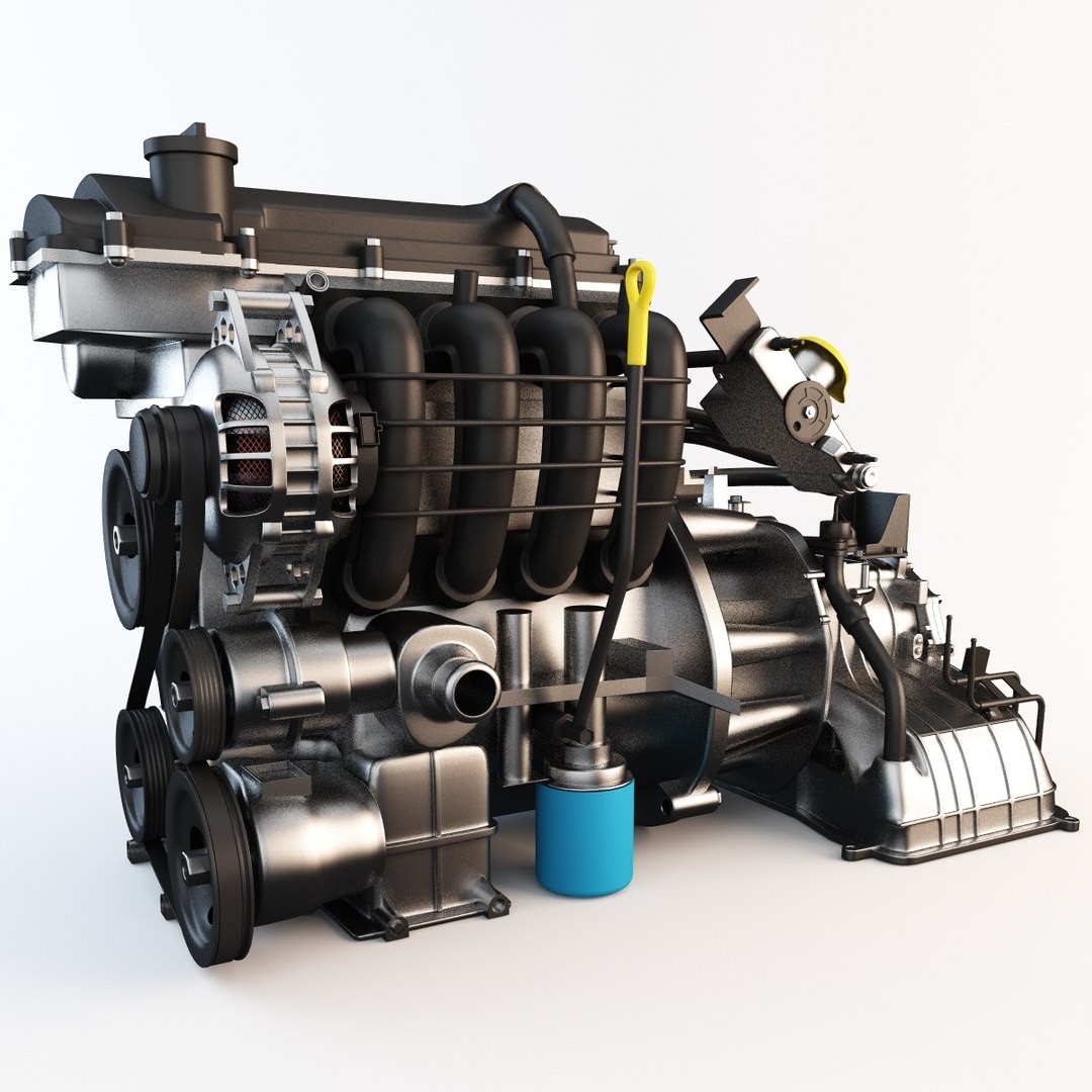 Car Engine - 3D model by 3DWALKABOUT (@3dwalkabout) [6c7f317]