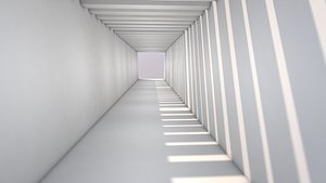 3D model Hallway