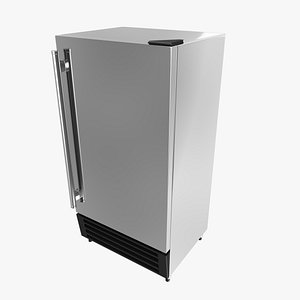 3d industrial fridge model