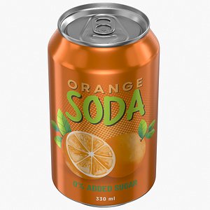 3D Standard Soda Can 330ml