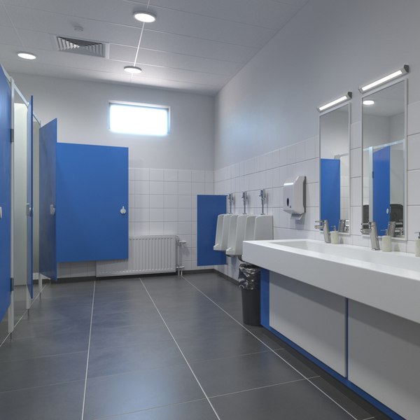 Restroom 3D Models for Download | TurboSquid