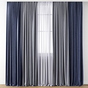 curtain 3D model
