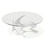 Modern Glass and Metal Coffee Table 3D Model