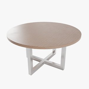 3D table pbr metalic model