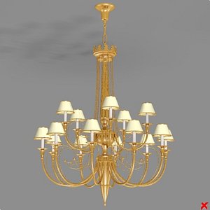chandelier 3d model