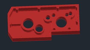 Gearbox Housing Cover  Mechanical Part 3D Model 3D model