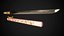 pbr unity wakizashi 3D model
