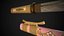 pbr unity wakizashi 3D model