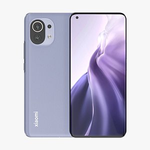 3D xiaomi mi lilac model