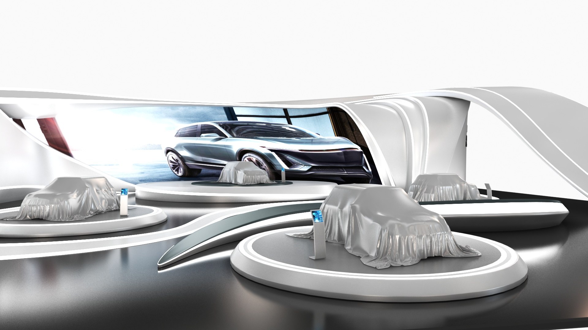 3D Futuristic Exhibition Stand 19 https://p.turbosquid.com/ts-thumb/AJ/oXZ9qT/1K/futuristicexhibitionstand194/jpg/1653816586/1920x1080/fit_q87/0eb685580c78d33b8d0d1a26c13999d5af04dc22/futuristicexhibitionstand194.jpg