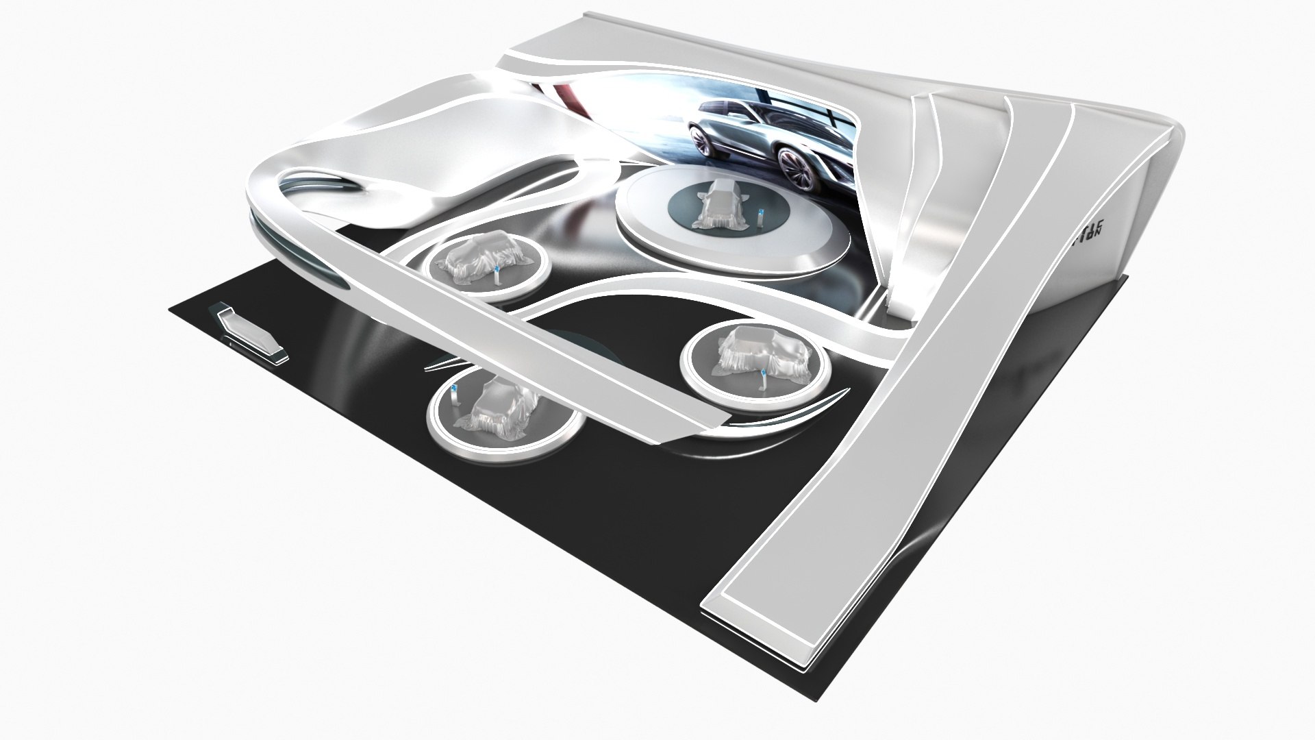 3D Futuristic Exhibition Stand 19 https://p.turbosquid.com/ts-thumb/AJ/oXZ9qT/8Z/futuristicexhibitionstand196/jpg/1653816407/1920x1080/fit_q87/300eabbb149d709e9e10e96ed5a86d49ca31dfd1/futuristicexhibitionstand196.jpg