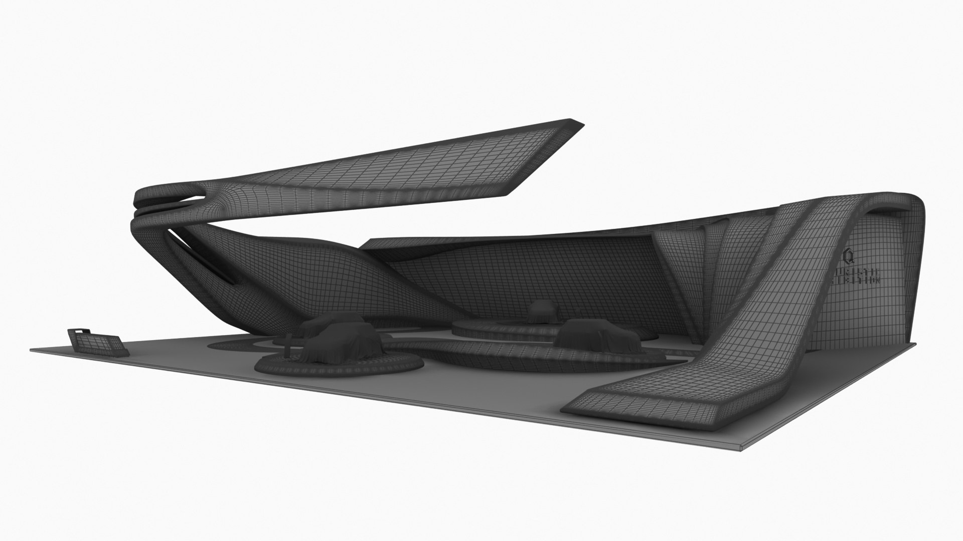 3D Futuristic Exhibition Stand 19 https://p.turbosquid.com/ts-thumb/AJ/oXZ9qT/Ev/futuristicexhibitionstand1910/jpg/1653816487/1920x1080/fit_q87/7fe6a420b610a21718c605f41cf64e9f57f39ae5/futuristicexhibitionstand1910.jpg