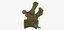 Кенгуру (макропус) Lumber Vertebrae L3 RAW Scan