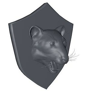 mounted tiger head 3d 3ds