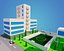 Low Poly City Block