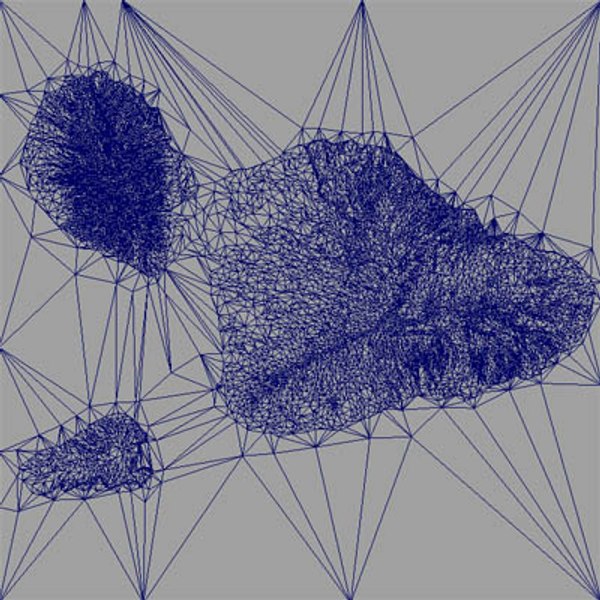 3d model islands maui kahoolawe