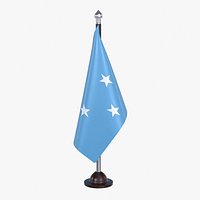 Federated States of Micronesia Flag Stand