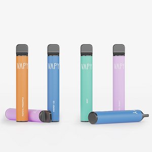 Disposable e-cigarettes pencils Vapy 3D model
