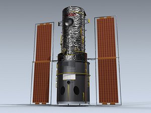 3ds max hubble space telescope