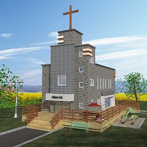 3D church