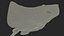 Gray Stingray Floating on the Bottom