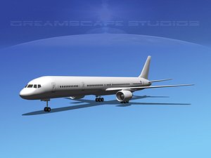 3d model boeing 757-300