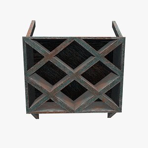Medieval Scroll Shelf 3D