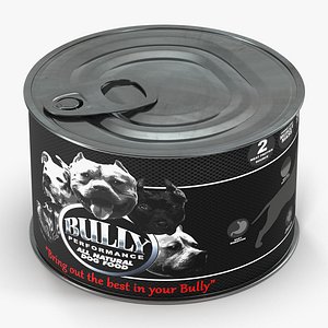 3d dog food tin 5 model