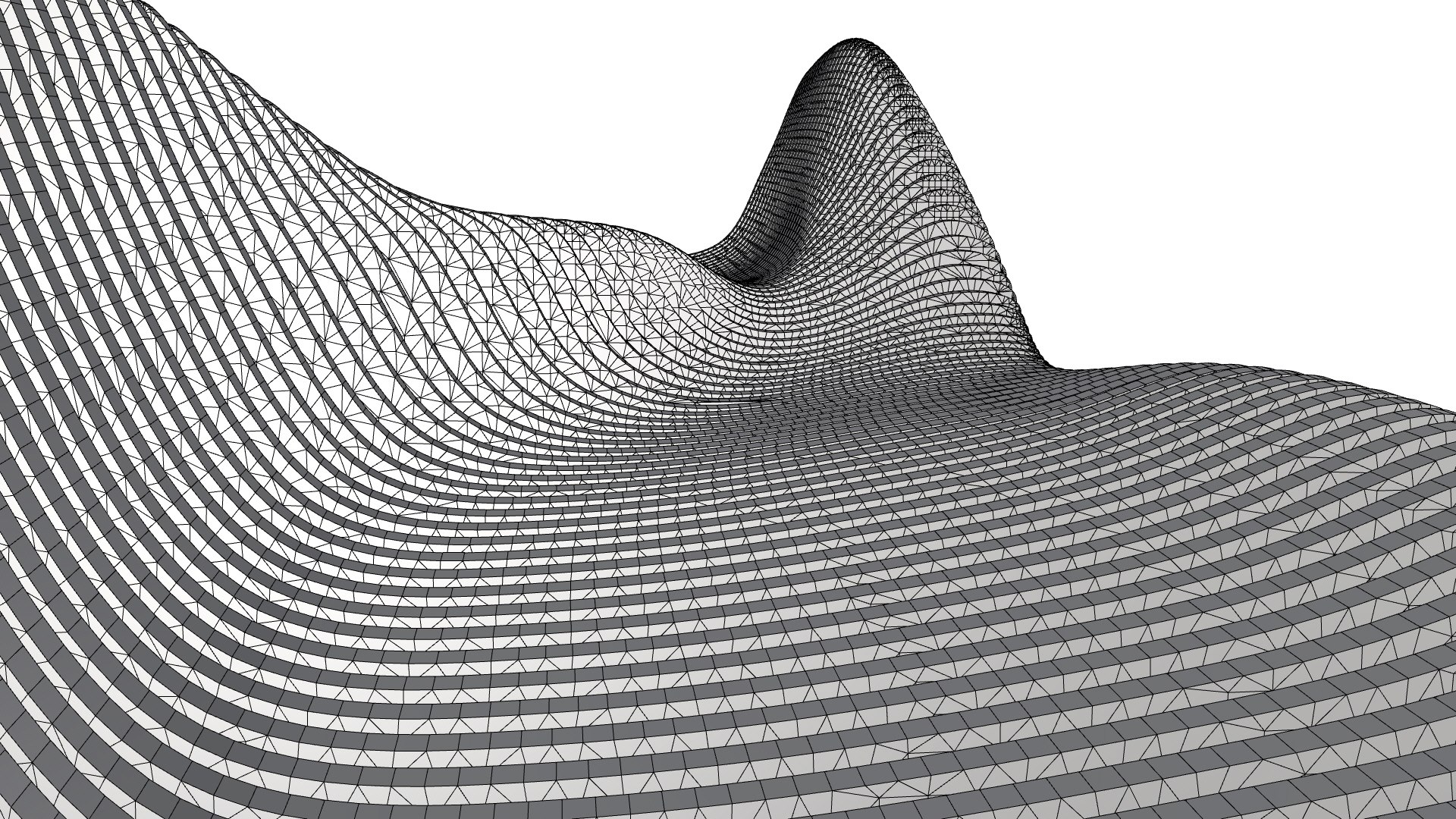 3D Model Double Sided Wavy Bench - TurboSquid 2344561