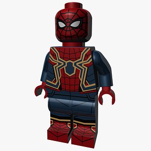 3D lego spider-man spider
