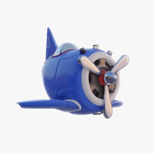 Aircraft Cartoon Stylized 3D model