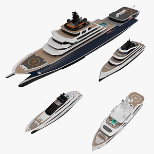 Yachts July 2024 Bundle 3D
