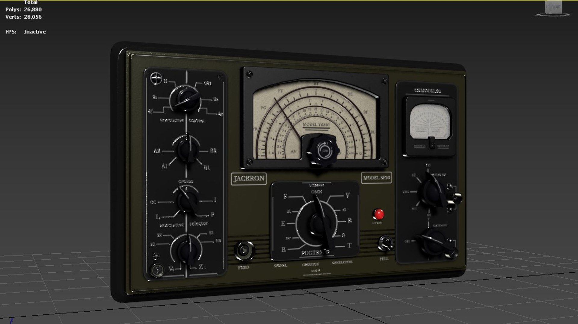 Control Panel 3D Model - TurboSquid 1931747