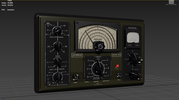 Control panel 3D model - TurboSquid 1931747