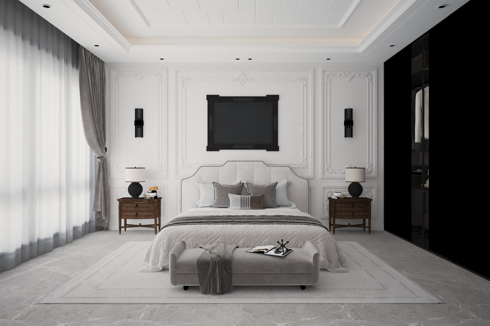 3D Bedroom Design 86 - TurboSquid 2125959