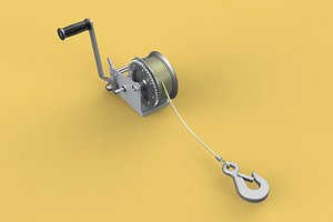 STANDARD MANUAL HAND LEVER CRANK WINCH HOIST WIRE LIFTING CRANE