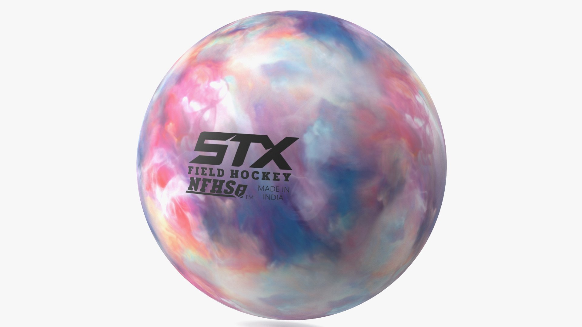 STX Field Hockey Ball Rainbow 3D model preview