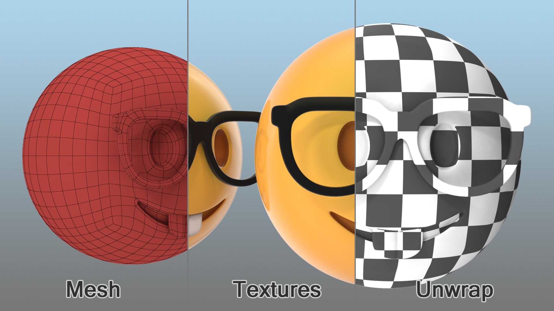 nerd face emoji model https://p.turbosquid.com/ts-thumb/AK/G8fOmD/UzcmR8E8/nerdfaceemoji3dmodel009/jpg/1585605318/1920x1080/fit_q87/9a477d5711c1a4b06325858938d09b89d4940dfd/nerdfaceemoji3dmodel009.jpg