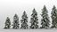 picea trees 10 spruce 3D model