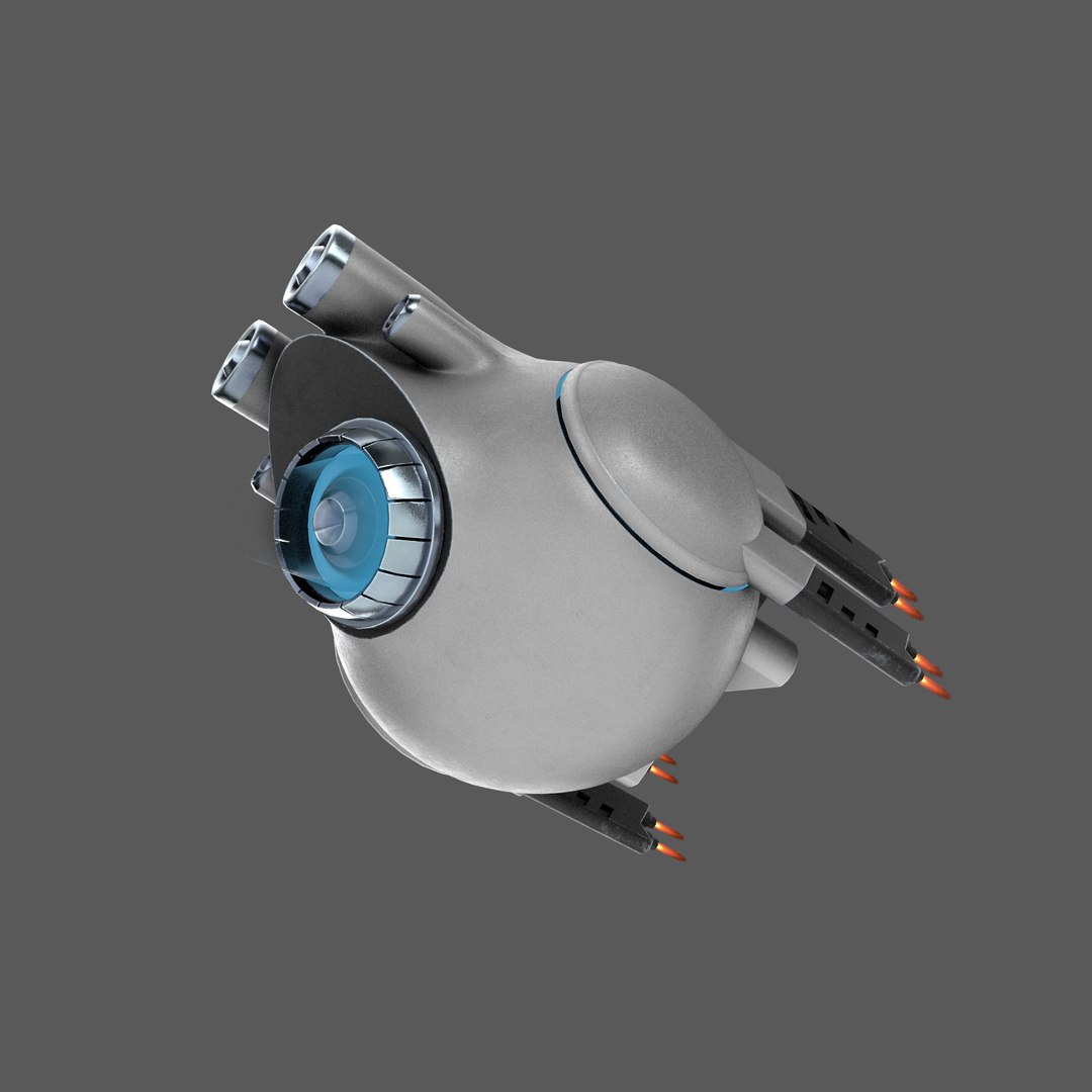 Sci-Fi Drone Game Ready 3D model - TurboSquid 1890583