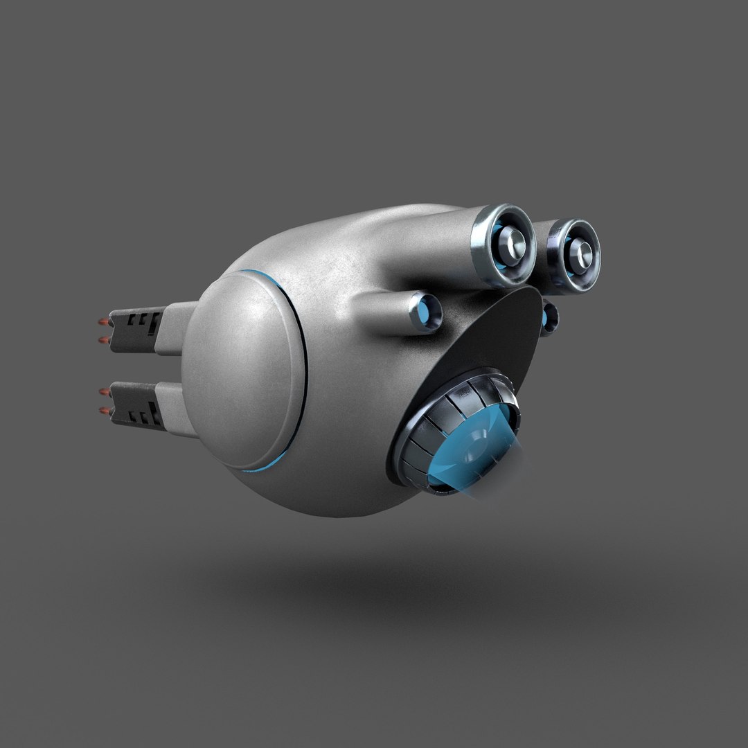 Sci-Fi Drone Game Ready 3D Model - TurboSquid 1890583