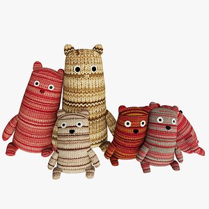teddy bears 3D model