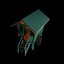 Bali Cafe Tiny Garden House Low-poly modèle 3D