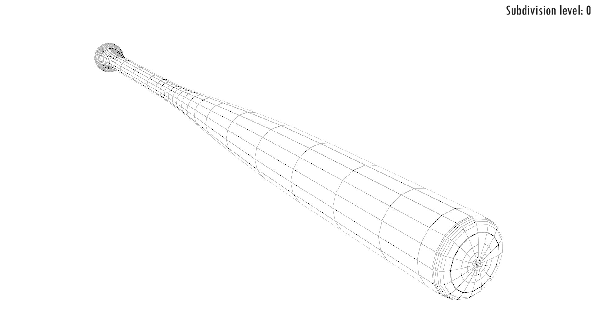 Wooden Baseball Bat model - TurboSquid 2064312
